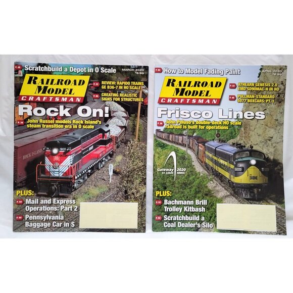 Lot of 8 Railroad Model Craftsman Magazines January Through August 2020 issues - Picture 4 of 9